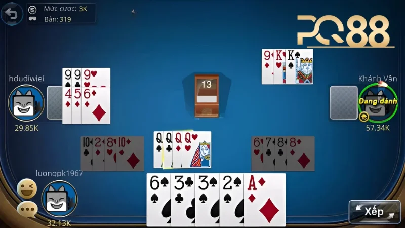 Luật Phỏm Tái Gửi Ù Đền được quy định rõ ràng trong game bài Phỏm